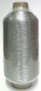 Метализированная нить для машинной вышивки цвет Серебро