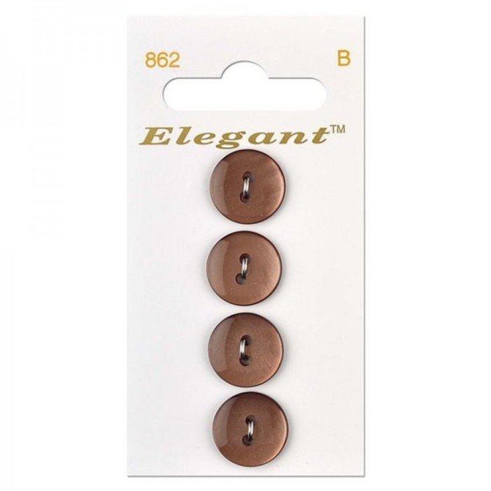 Пуговицы Elegant Коричневые и Беж