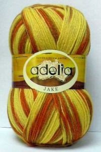 Пряжа носочная Adelia Jake