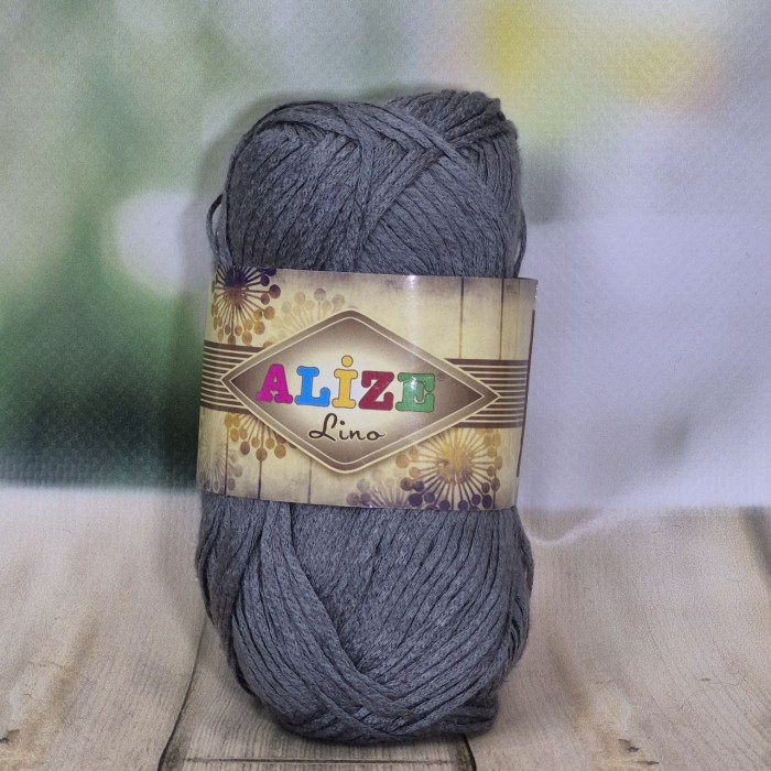 Пряжа Alize Lino цвет Серый - 508