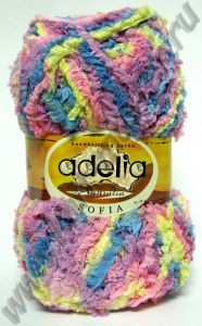 Пряжа плюшевая Adelia Sofia