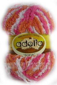 Пряжа плюшевая Adelia Sofia
