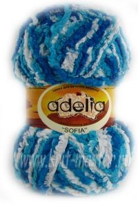 Пряжа плюшевая Adelia Sofia