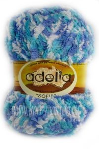 Пряжа плюшевая Adelia Sofia