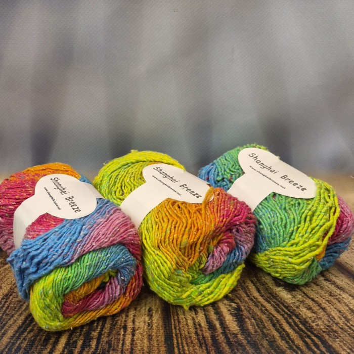 Пряжа Shanghai Breeze цвет Тропики
