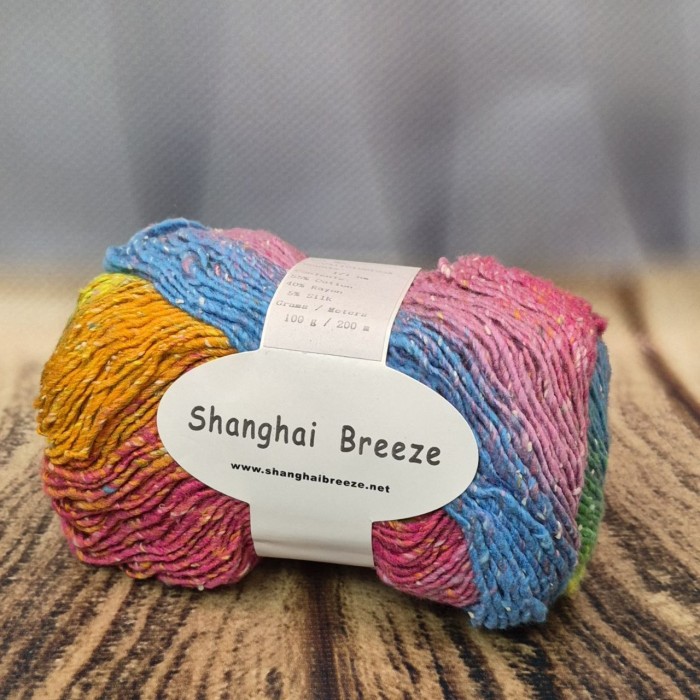 Пряжа Shanghai Breeze цвет Тропики