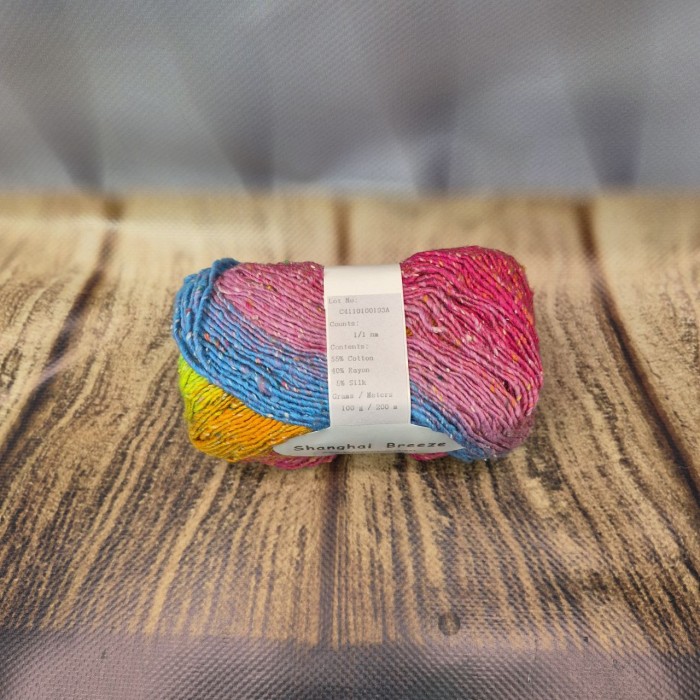 Пряжа Shanghai Breeze цвет Тропики