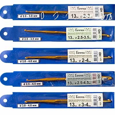 Крючок Гамма HD двухсторонний 13 см 