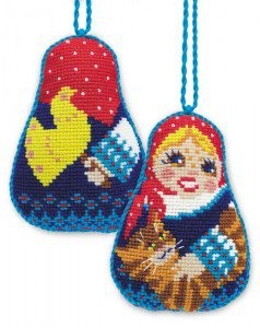 Набор д/вышивания Riolis Игольница Манечка