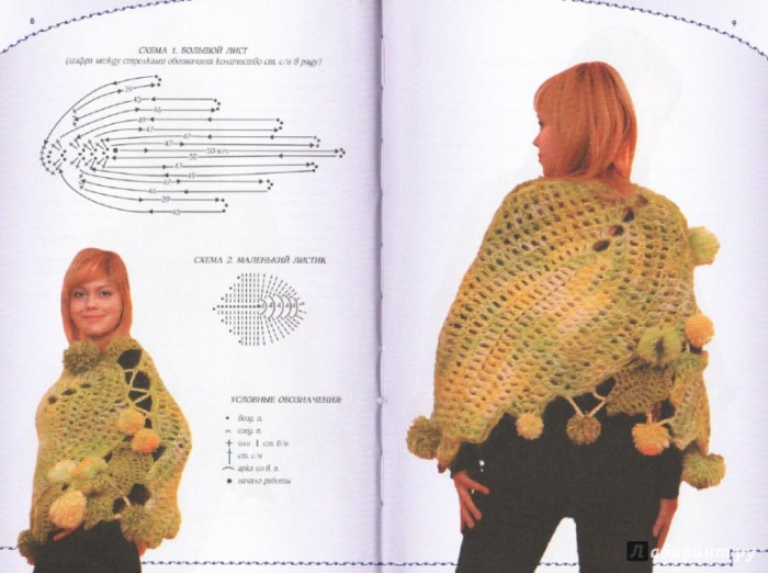Энциклопедия вязания Шали, накидки, пончо. Е.Ругаль