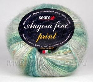 Пряжа СЕАМ Ангора фине принт