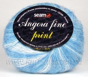 Пряжа СЕАМ Ангора фине принт