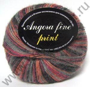 Пряжа СЕАМ Ангора фине принт