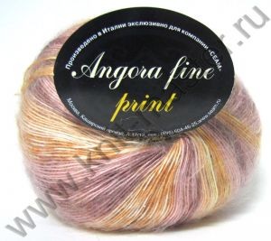Пряжа СЕАМ Ангора фине принт
