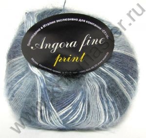 Пряжа СЕАМ Ангора фине принт