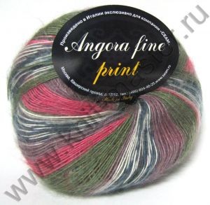 Пряжа СЕАМ Ангора фине принт