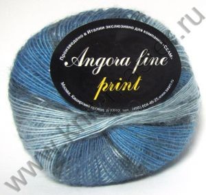 Пряжа СЕАМ Ангора фине принт