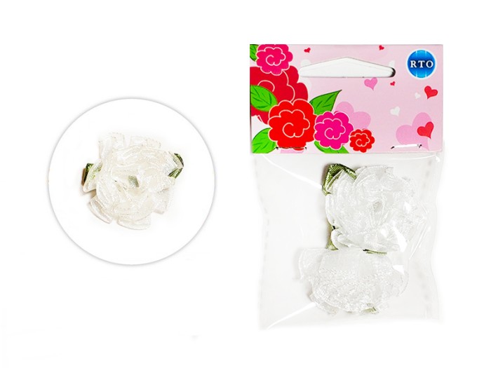 Украшение RTO пришивное Розочка капрон