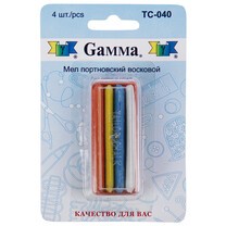 Мел портновский восковой 4 шт. ассорти Gamma TC-040