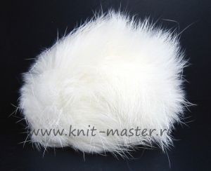 Помпон из меха кролика 9 см