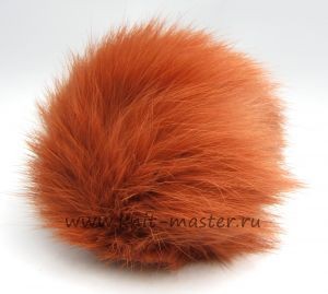 Помпон из меха кролика 9 см