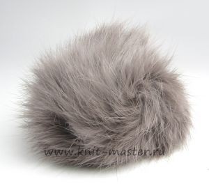 Помпон из меха кролика 9 см