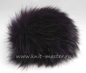 Помпон из меха кролика 9 см