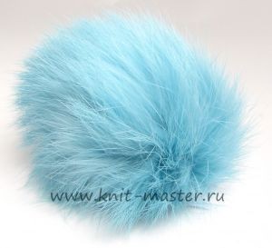 Помпон из меха кролика 9 см