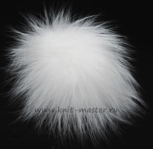 Помпон из меха песца 6 см