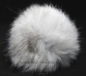 Помпон из меха песца 6 см
