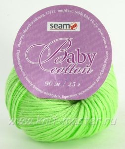 Пряжа СЕАМ Бэби коттон