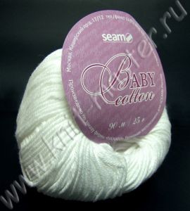 Пряжа СЕАМ Бэби коттон