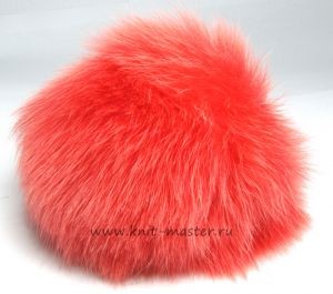 Помпон из меха песца 10 см