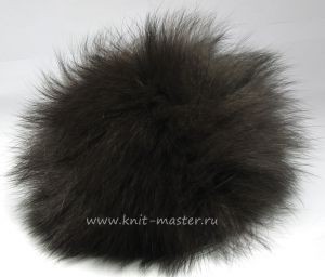 Помпон из меха песца 10 см