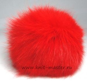 Помпон из меха песца 10 см