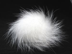 Помпон из меха лисы 6 см