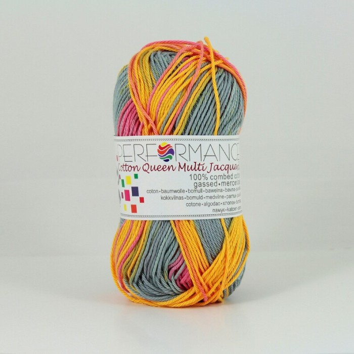 Пряжа хлопок Коттон Квин Мульти