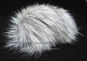 Помпон из меха лисы 10 см