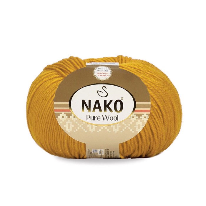 Пряжа Nako Pure Wool 3.5
