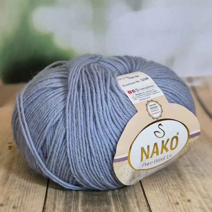 Пряжа Nako Pure Wool 3.5