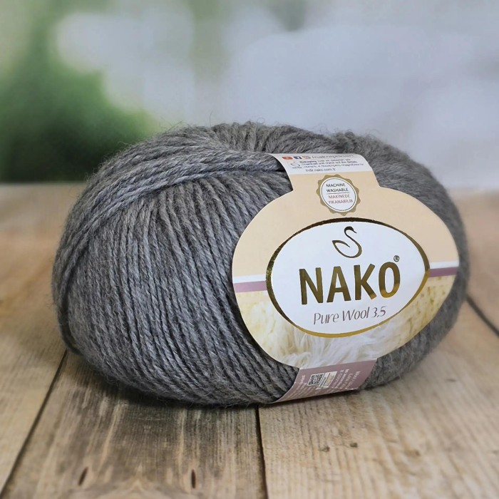 Пряжа Nako Pure Wool 3.5