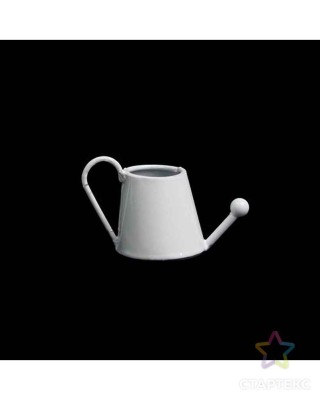 Миниатюра Металлическая мини-лейка белая