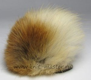 Помпон из меха лисы 5 см