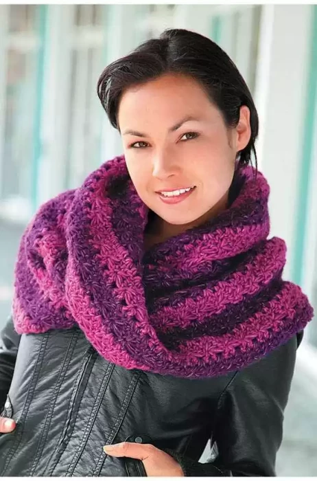 Объемные шарфы-снуды. Вяжем крючком Л.Вагнер