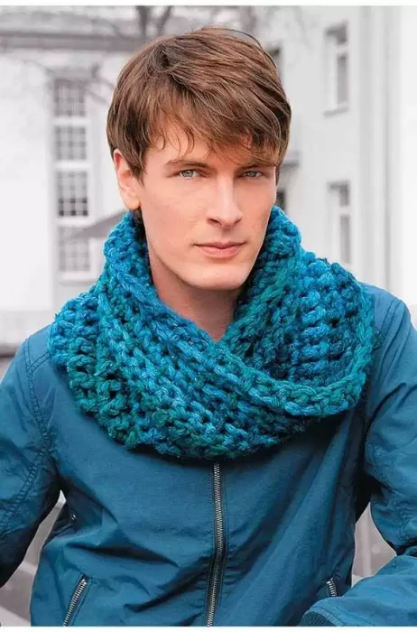 Объемные шарфы-снуды. Вяжем крючком Л.Вагнер