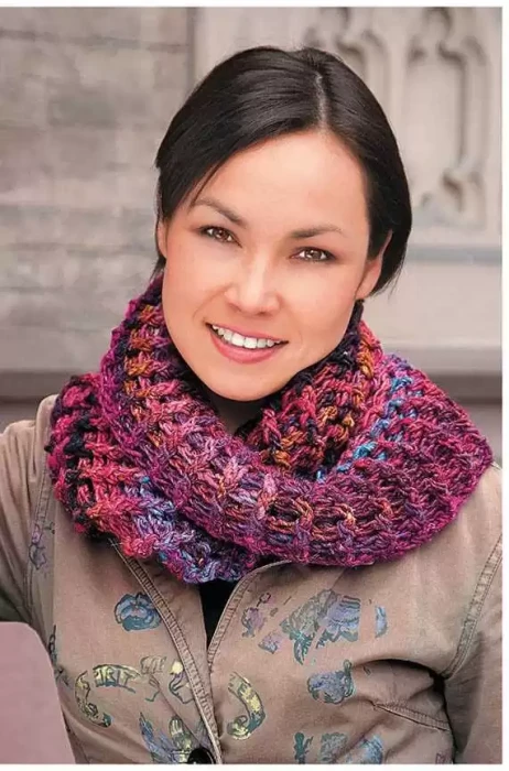 Объемные шарфы-снуды. Вяжем крючком Л.Вагнер