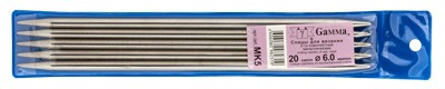 Спицы  ГАММА MK5 комплект 5 шт. 20 см 