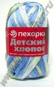 Пряжа Пехорка Детский хлопок принт