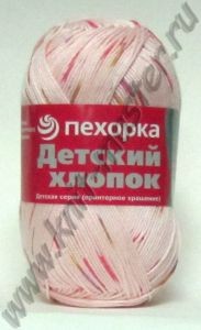 Пряжа Пехорка Детский хлопок принт