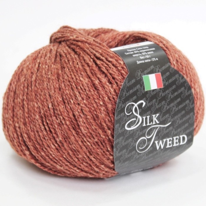 Пряжа СЕАМ Силк твид